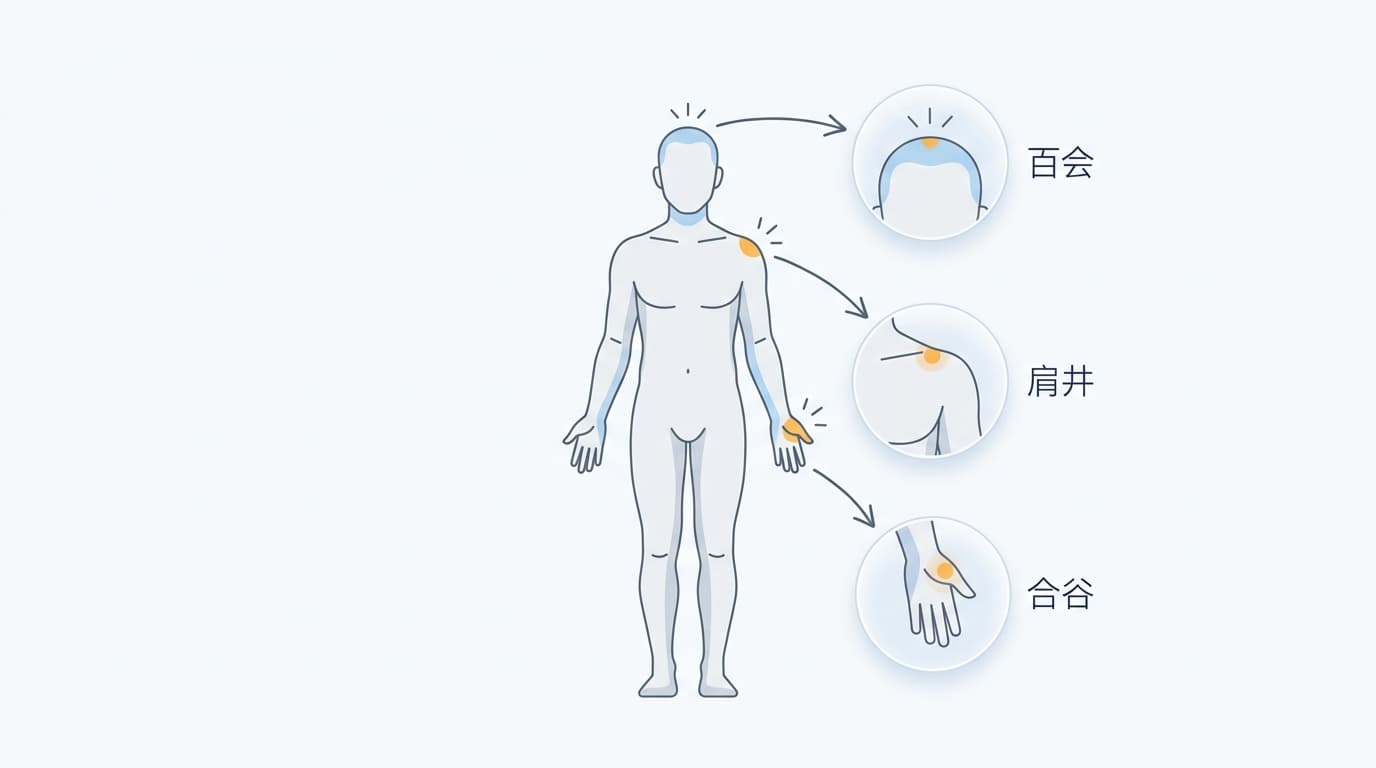 オフィスでできる!疲れを即座に和らげる3つの特効ツボ