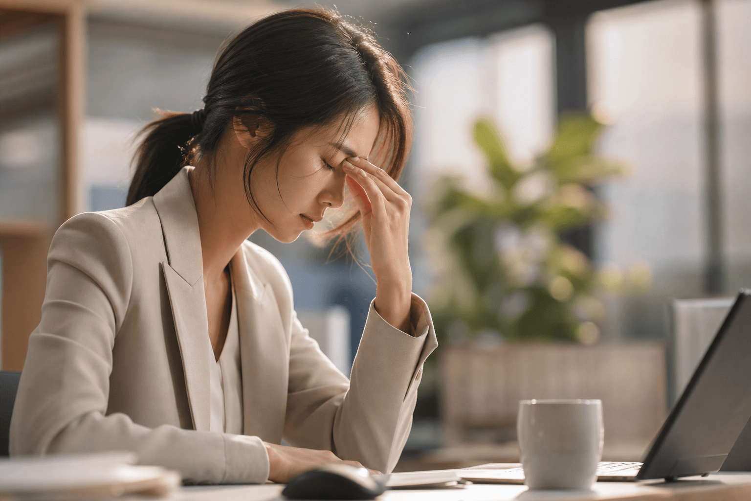 仕事中の疲労感にさようなら!即効性のあるツボ押しケアと養生法
